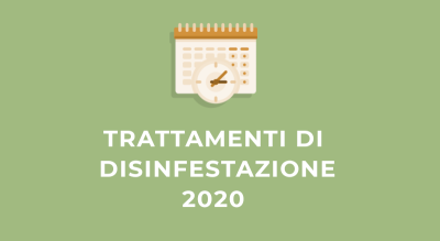 Calendario interventi di disinfestazione nel territorio di Nociglia